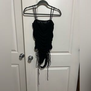 Hot & Delicious Black Mesh Bodysuit